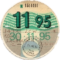 19941121 ROAD TAX DISK